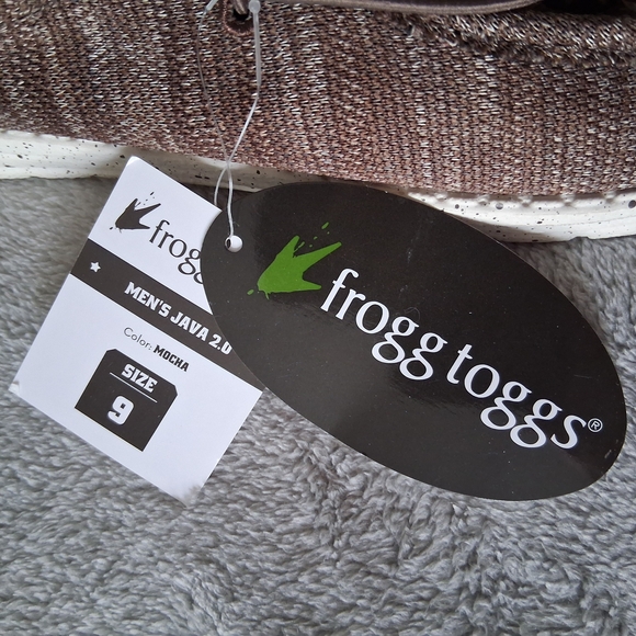 Frogg Toggs Men's Brown Mocha Java 2.0 Lace Up Shoe Knit Slip On Casual Size 9 - Picture 5 of 6